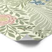 Poster William Morris Larkspur Floral Fond d'écran Motif (Coin)