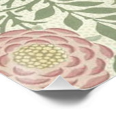 Poster William Morris Larkspur Fond d'écran floral (Coin)