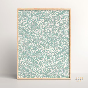 Poster William Morris Larkspur Nature Floral Art Vintage