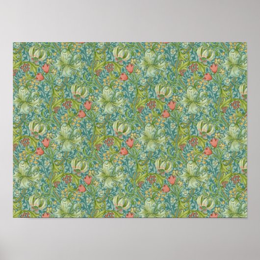 Poster William Morris "Lily d'Or" 1 (Devant)