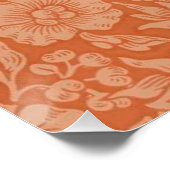 Poster William Morris Mallow Fond d'écran floral (Coin)