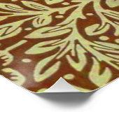 Poster William Morris Marigold Motif de fleurs antiques (Coin)