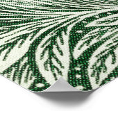 Poster william morris marigold vert fleurs florales wallp (Coin)