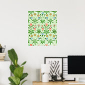 Poster William Morris motif, Daisy (Bureau à domicile)