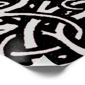 Poster William Morris Motif de la feuille de vigne (Coin)