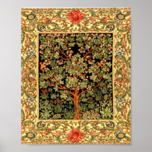 Poster William Morris - Motif De L'Arbre De Vie