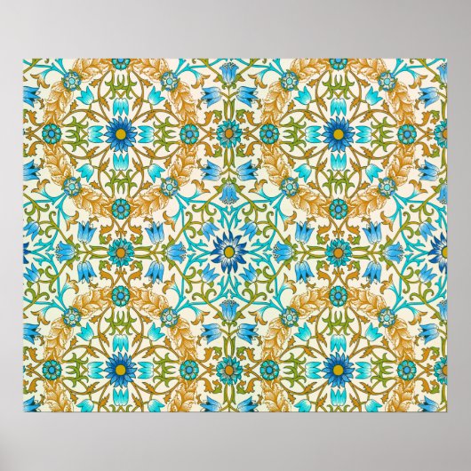 Poster William Morris motif Vine (1873) (Devant)