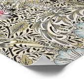 Poster william morris papier peint coq floral (Coin)