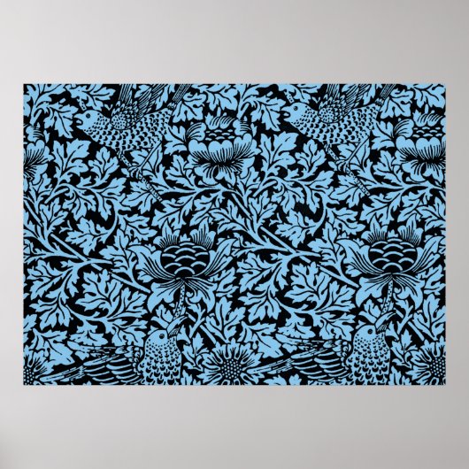 Poster William Morris Particularités Florales Anénome d'o (Devant)