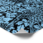 Poster William Morris Particularités Florales Anénome d'o (Coin)