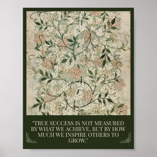 Poster William Morris Patrimoine Floral (Devant)