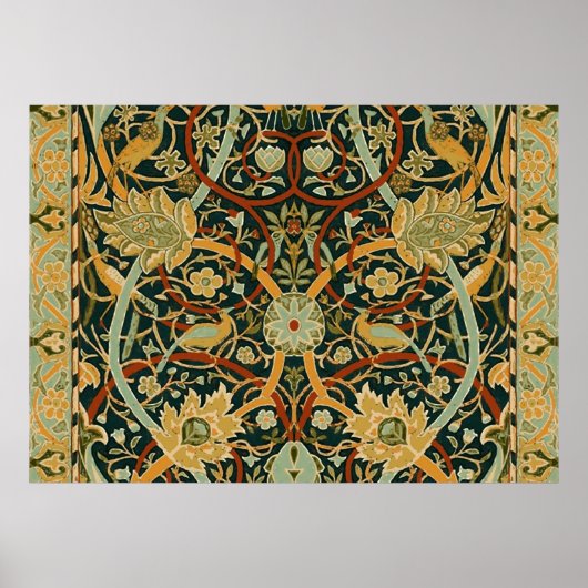 Poster William Morris Perse Art oriental de la moquette (Devant)