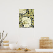 Poster William Morris Pimpernel Fond d'écran floral (Cuisine)