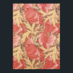 Poster William Morris Poppies Floral Art<br><div class="desc">Poppies Floral Art Nouveau Pattern Watercolor Painting inspired by William Morris.</div>