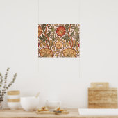 Poster William Morris Rose Flower Fond d'écran Motif (Cuisine)