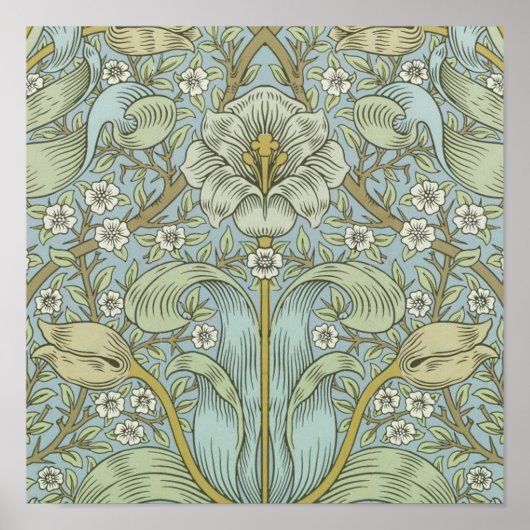 Poster William Morris Spring Motif classique épais (Devant)