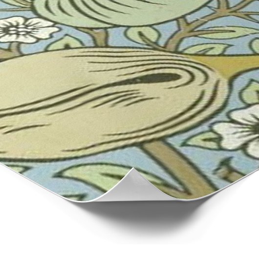 Poster William Morris Spring Thicket : Floral antique (Coin)