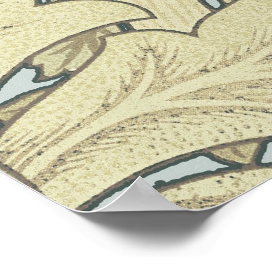 Poster William Morris St James Acanthus Fond d'écran (Coin)