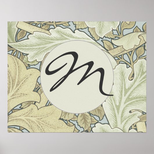 Poster William Morris St James Acanthus Fond d'écran (Devant)