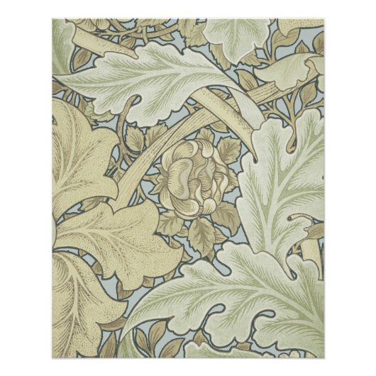 Poster William Morris St James Acanthus Fond d'écran (Devant)