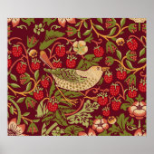 Poster William Morris Strawberry Thief (Devant)
