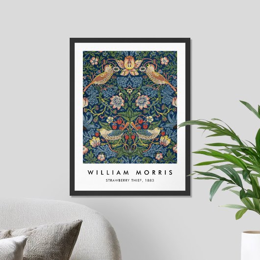 Poster William Morris Strawberry Thief