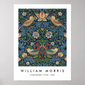 Poster William Morris Strawberry Thief (Devant)