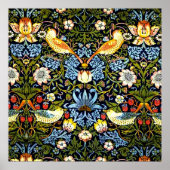 Poster William Morris - Strawberry Thief Classic (Devant)