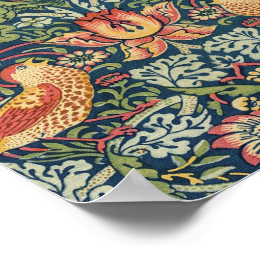 Poster William Morris Strawberry Thief Restored Version (Coin)