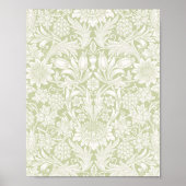 Poster William Morris Sunflower Nature artistique Imprime (Devant)