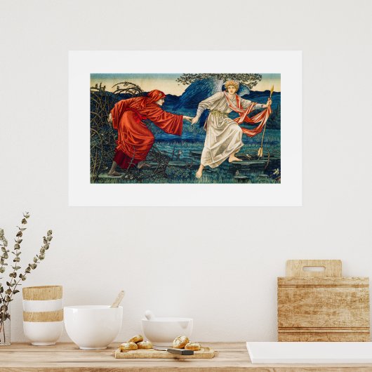 POSTER : WILLIAM MORRIS : TAPESTRY 1909 (Cuisine)