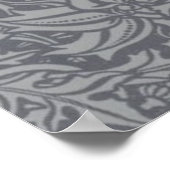 Poster William Morris Thistle Fond d'écran floral (Coin)