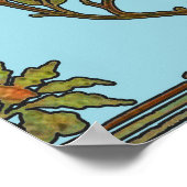 Poster William Morris Tree Frieze Fond d'écran floral (Coin)