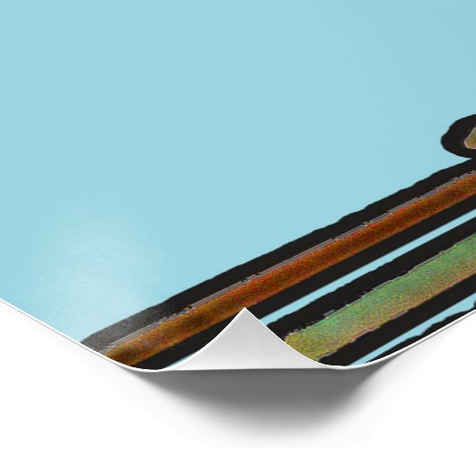 Poster William Morris Tree Frieze Fond d'écran floral (Coin)