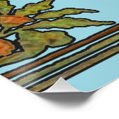 Poster William Morris Tree Frieze Fond d'écran floral (Coin)