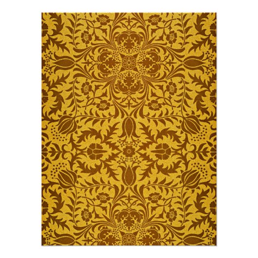 Poster William Morris - Vine Gold (Devant)