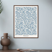 Poster William Morris Willow Bough Blue Art