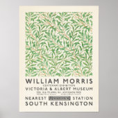 Poster William Morris Willow Bough Green Art Exposition (Devant)