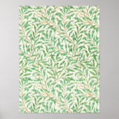 Poster William Morris Willow Bough Motif Textile Design (Devant)