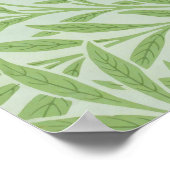 Poster William Morris Willow Flower Classic Green (Coin)