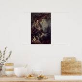 Poster William Poyntz de Midgham et son chien Amber (Cuisine)