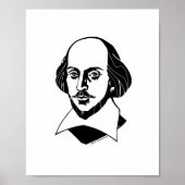 Poster William Shakespeare (Devant)