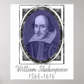 Poster William Shakespeare (Devant)
