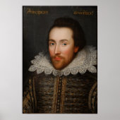 Poster William Shakespeare (Devant)
