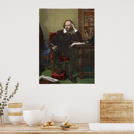 Poster William Shakespeare (Cuisine)