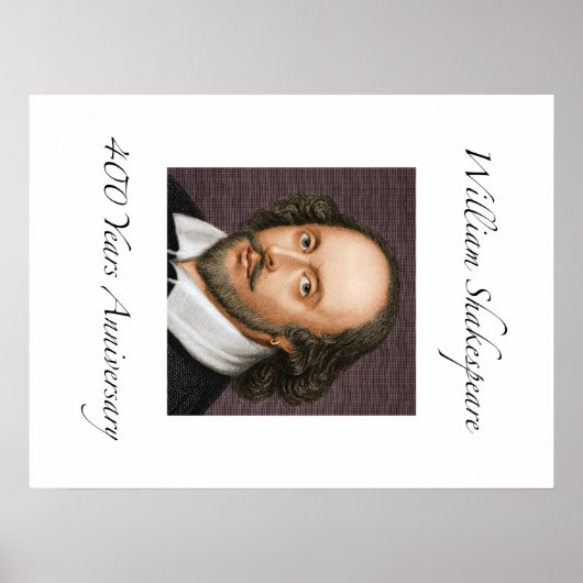 Poster William Shakespeare 400 ans (Devant)