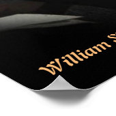 Poster William Shakespeare Citation Sur L'Ignorance (Coin)