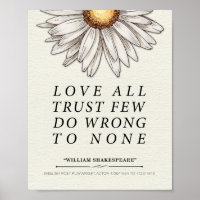 William Shakespeare Love All Cote