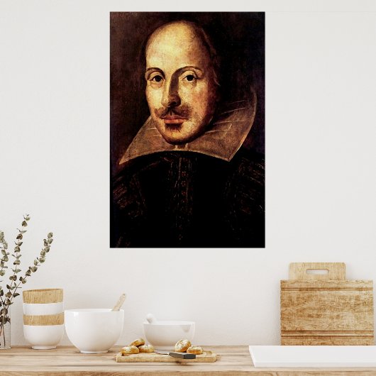 Poster William Shakespeare Portrait (Cuisine)