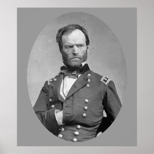 Poster William Tecumseh Sherman (Devant)